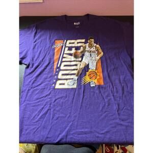 Nba Devin Booker Phoenix Suns Purple Jersey Style T Shirt Xl